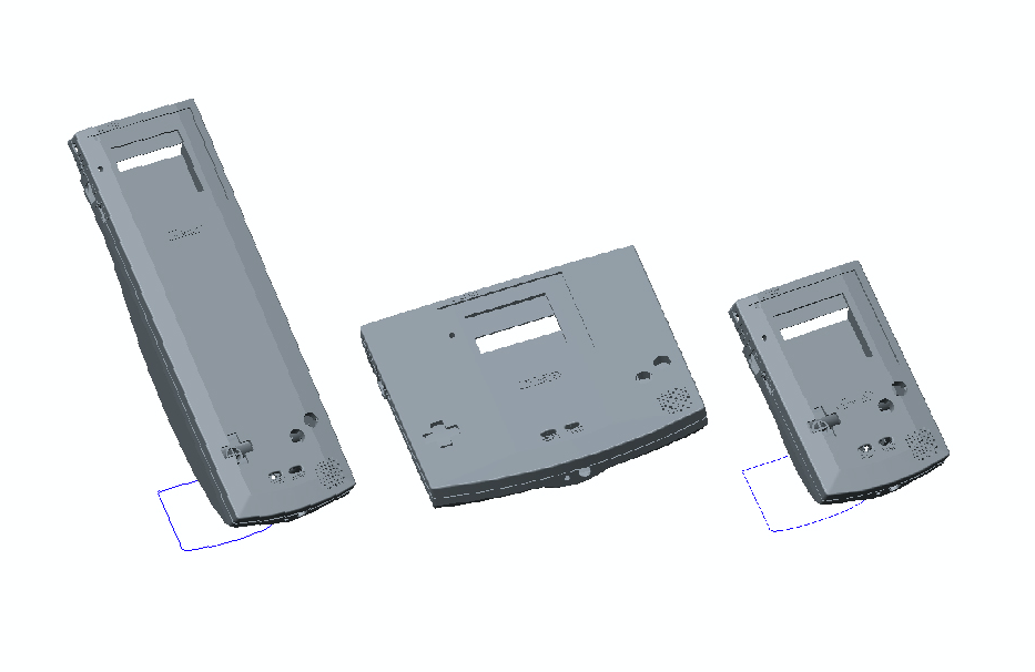 Gameboy CAD model